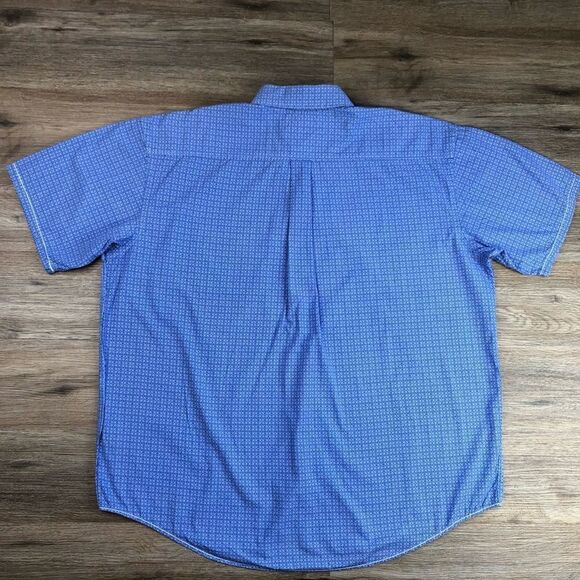 Rough Stock Panhandle Slim Geometric Short Sleeve Button-Up sz XL - Picture 8 of 14